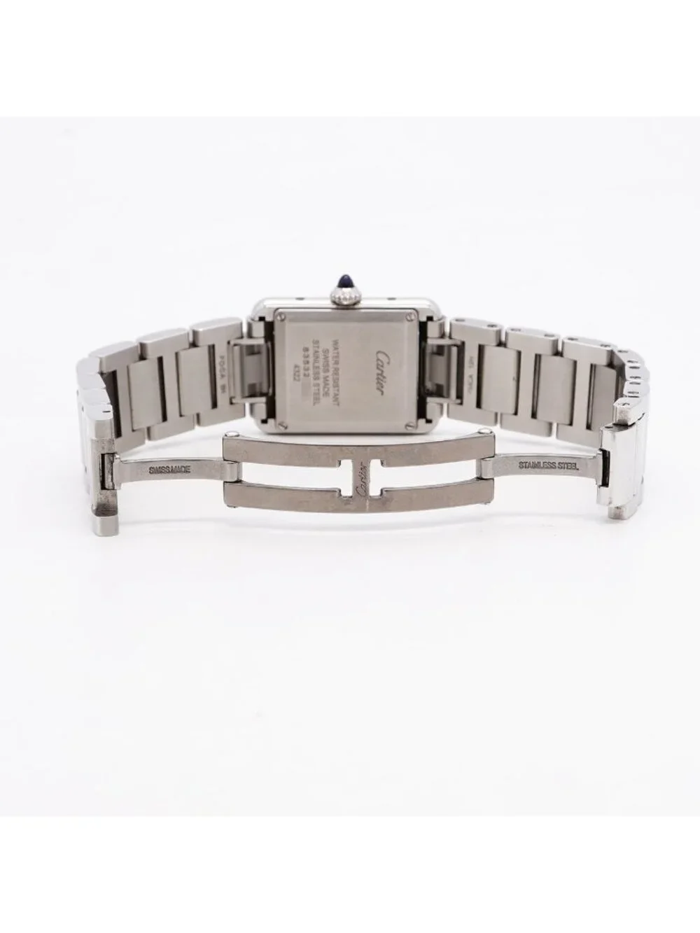 Cartier Tank Must SM Wsta Silver Dial Watch